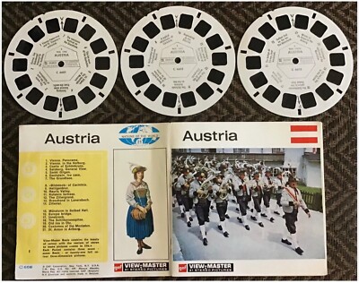 ÖSTERREICH,SELTENE VIEWMASTER REELS,FULL SET.C6601/02/03.TOP ZUSTAND