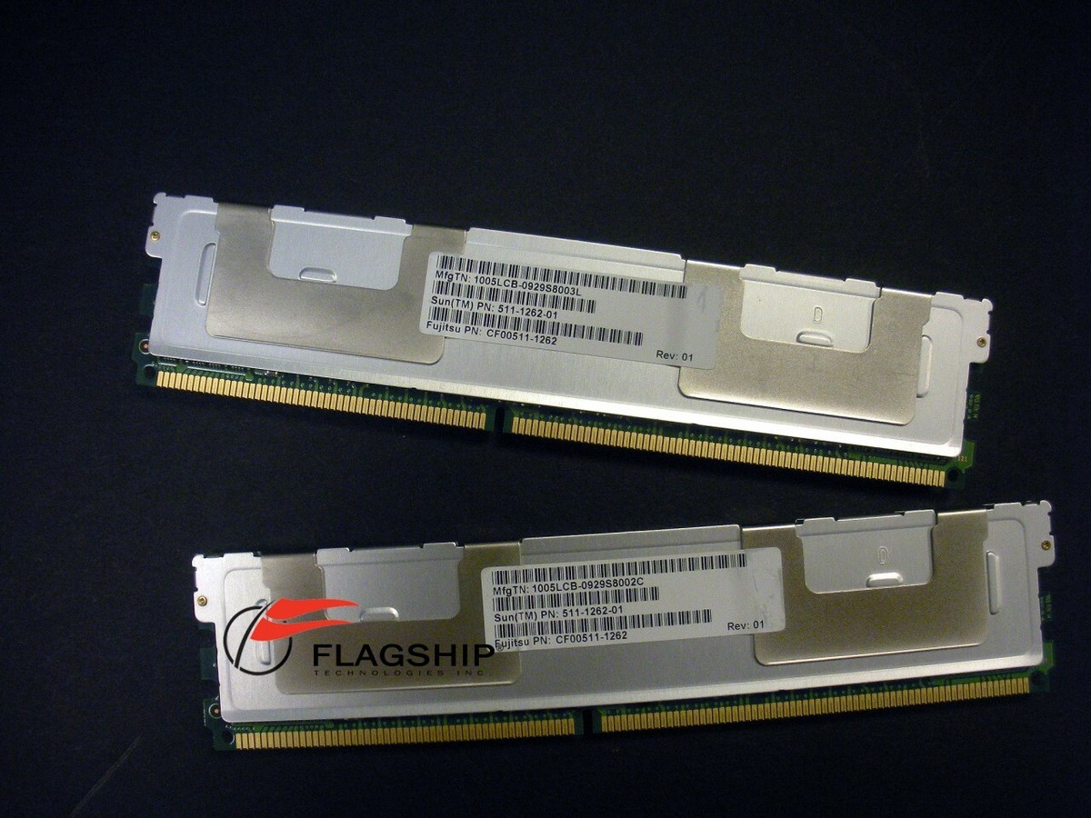 Sun SESX2D1Z 16GB 2x 8GB Memory Kit 511-1262 for T5120 T5440 | eBay