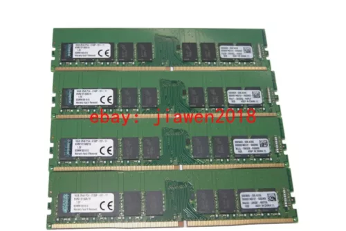 16GB Kingston Desktop ECC Unbuffered UDIMM DDR4 2133MHZ KVR21E15D8/16 16G*4=64GB