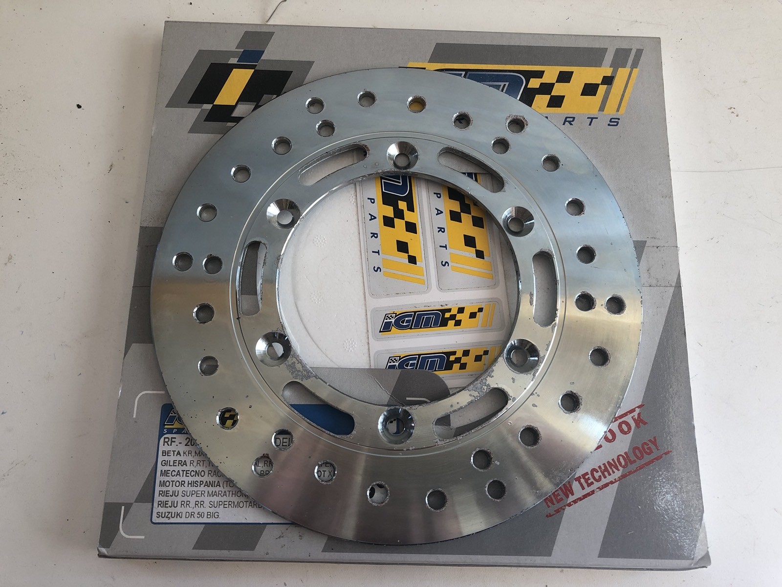 Disque de frein avant haute endurance pour Rieju 50 RR et moto Beta KR