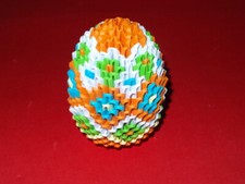 Jajko wielkanocne jajko wielkanocne sztuka origami - ręcznie robiony specjalny prezent NOWE