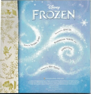 Disney FROZEN - A Little Golden Book - 2013 | eBay