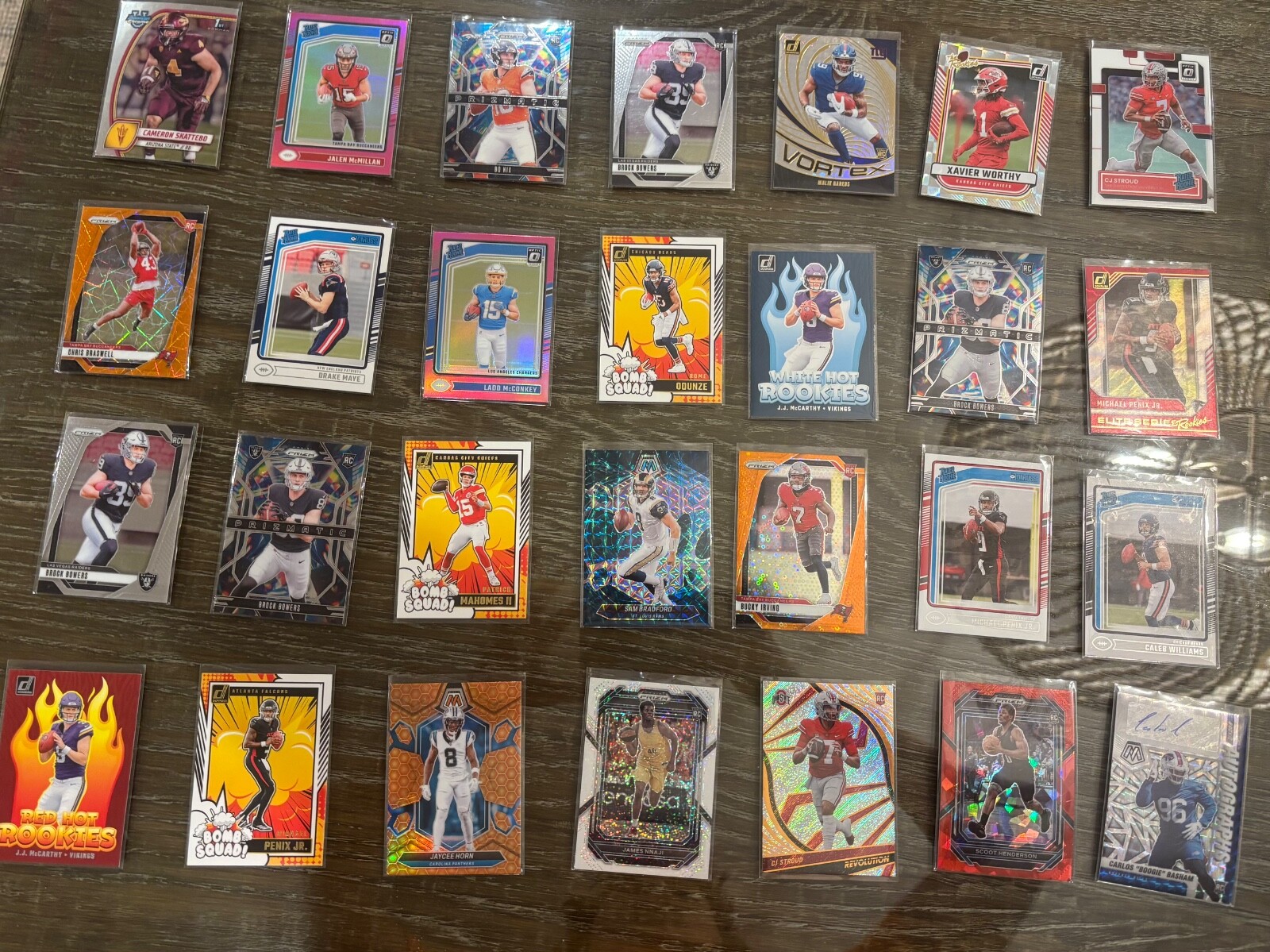 Lot of 150+ multi sports top rookies,  cards Numbered, Auto, Case hit