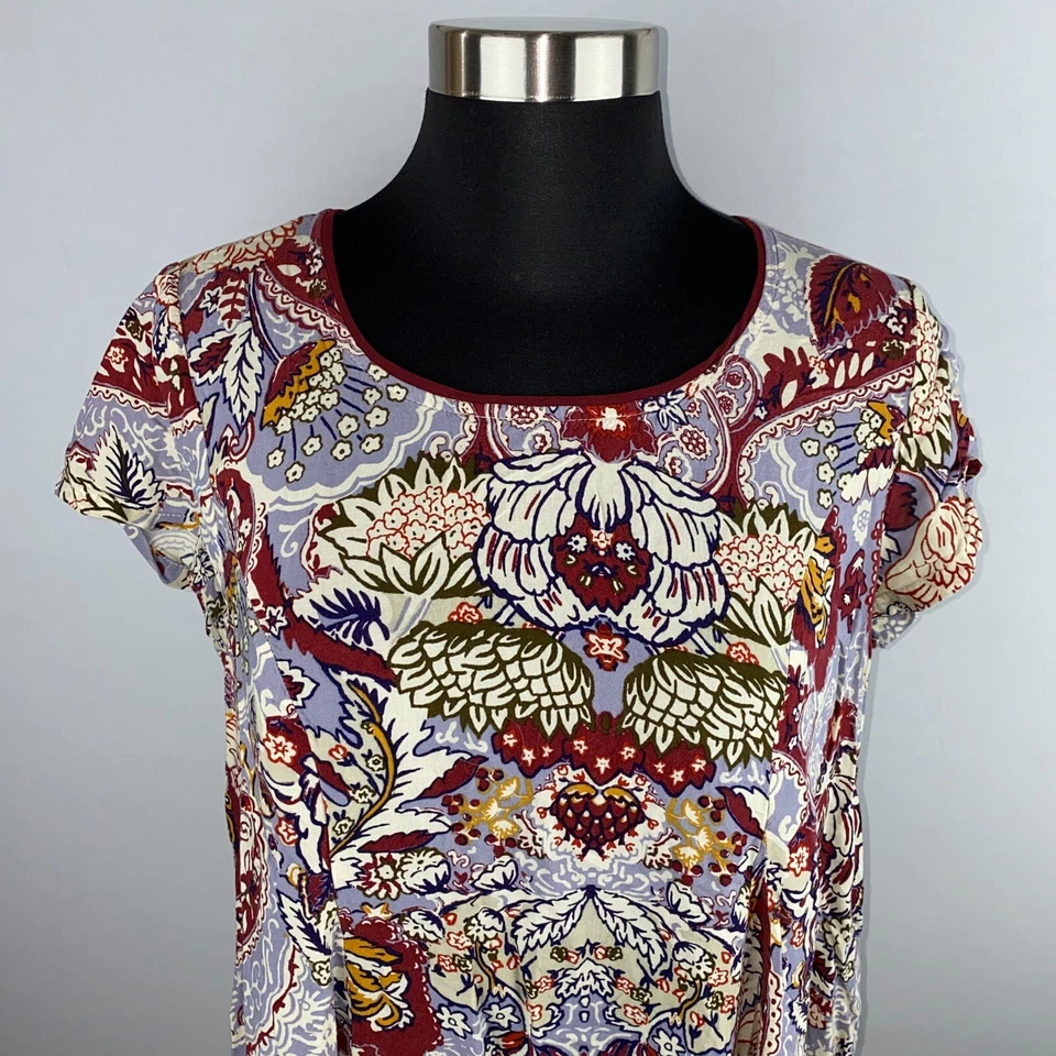 Silence & Noise Top Tunic Or Dress Womens Cute Bohemian Floral M - Image 2 of 4