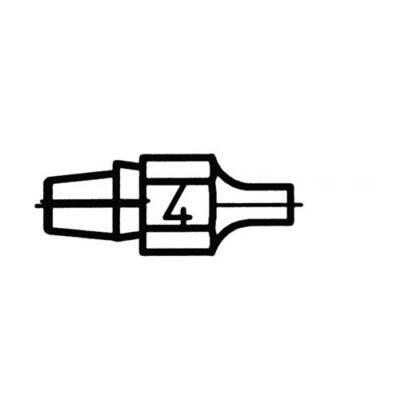 Weller DX114 0051314499 Threadless Eccentric Desolder Tiplet for DXV80