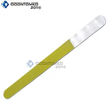 Pro Deb Nail File - 7.5'' Clean Your Nail After Cut /Trim Yellow Color