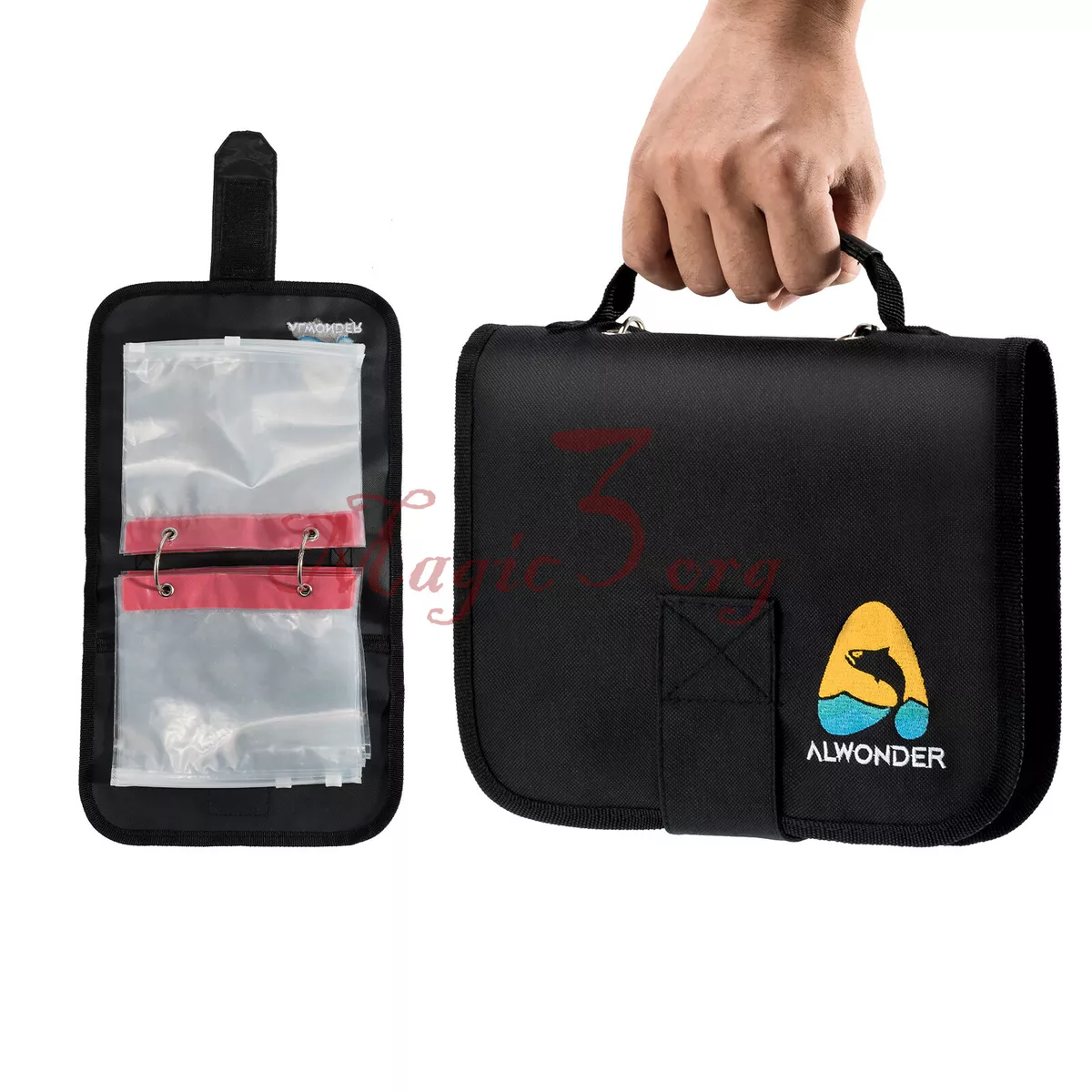 Soft Plastic Lure Binder Bag Heavy Duty Bait Storage Spinnerbait Fishing  Tackle