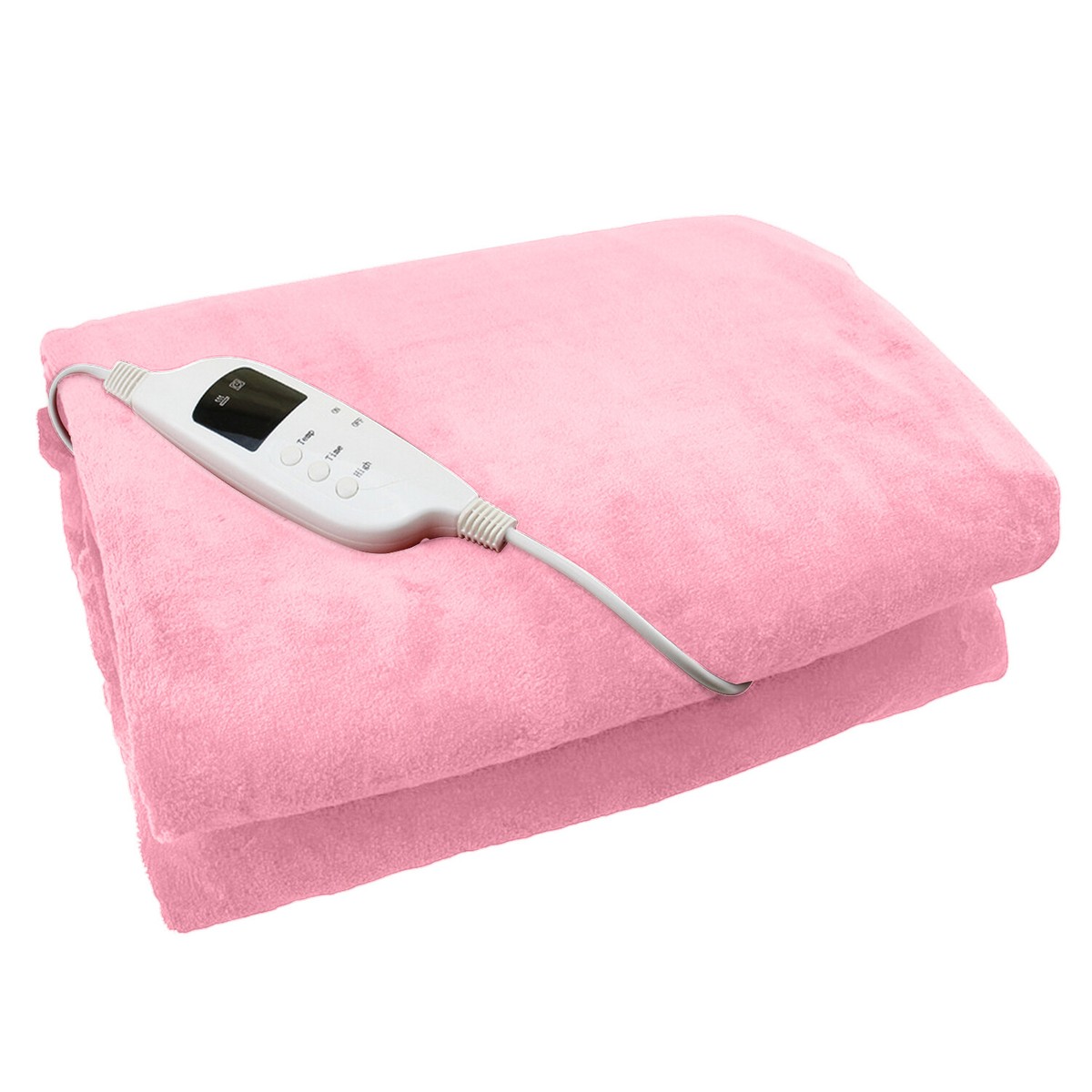 Electric Blanket Heated Over Throw Under Fleece Washable Glowmaster Bed  Mattress | eBay