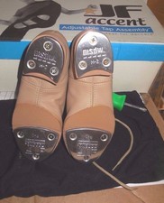 Style 3521 Leather Jazz tap Oxford Dance Shoes Tan Child sizes 68 retail