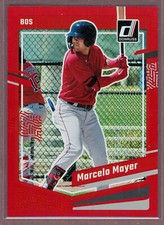 2023 Donruss Baseball Base Holo Red #94 Marcelo Mayer (Red Sox)/2023
