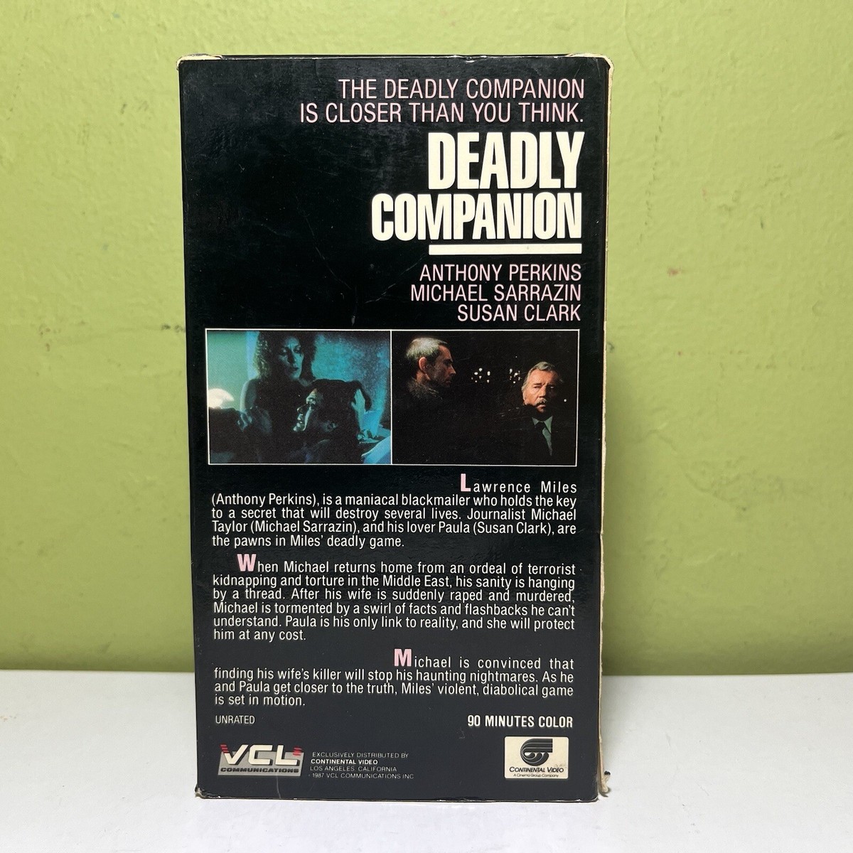 Deadly Companion [a.k.a. Double Negative] (1980) VCL VHS