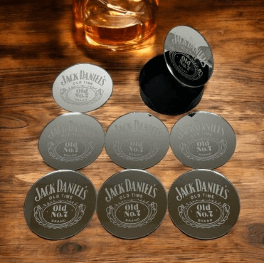 Dessous de Verre JACK DANIEL'S Anti Trace Humidité pour Table de Salon