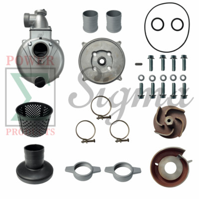 Key Shaft Pump W/ NPT Thread For Powerhorse 2'' In. Ports 212cc Water Pump DS20