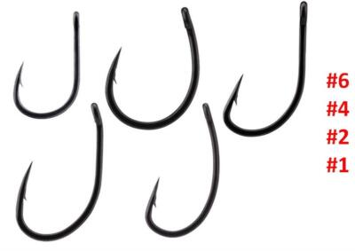 BKK Karpfen Angelhaken CARP, CURVED SHANK, WIDE-GAPE, BEAK-POINT,CURVE EXTREME