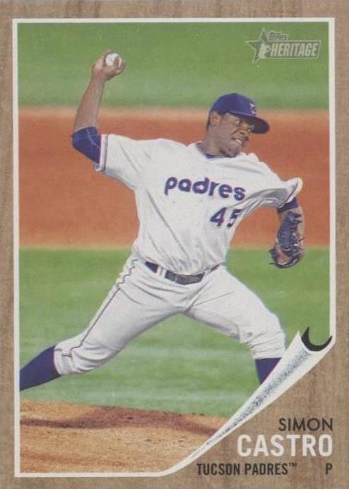 2011 Topps Heritage Minor League Edition - Simon Castro #77 - 1 of 1
