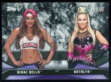 2017 Topps WWE Women's Division Nikki Bella Rivalries Natalya #RV-7