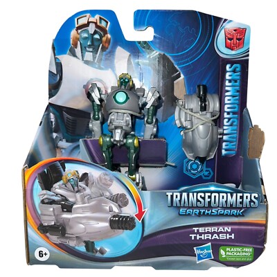 Transformers EarthSpark Terran Thrash 5'' Warrior Class Figure New Sealed