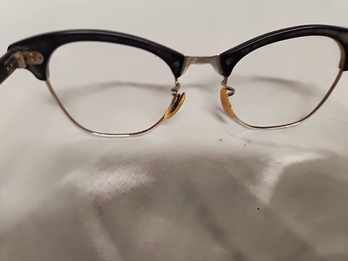 Vintage ArtCraft Cat Eye Eyeglass Frame w Case - Picture 6 of 13