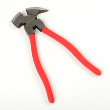 Fence Pliers 10" Inch Multi Purpose Wire Cutter Fencing Hammer Tool 