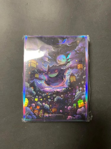 Pokemon Gengar Graveyard Art Sleeves - 60 count - Standard Size