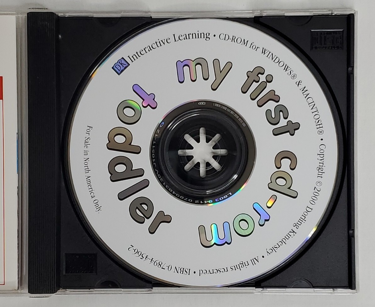 My First CD Rom Toddler Parent Assited Learning CD Rom Disc