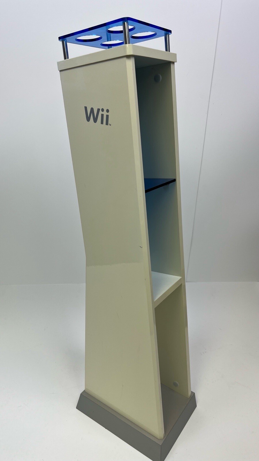 Nintendo Wii Storage Tower Rack Stand Game Console Display eBay