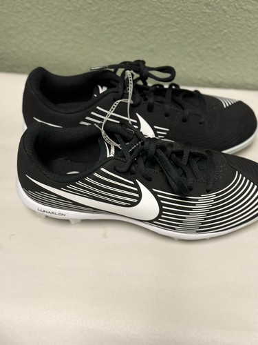 NWT Nike Lunarlon Black & White Softball Molded Cleats AO7918-002 Shoes Size 9.5 - Picture 6 of 11
