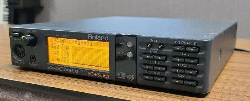 Roland SC-55mkII Sound Canvas MIDI Sound Module Used | eBay