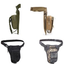 Tactical Motorcycle Rider Waist Drop Leg Thigh Bag Durable Hip Belt Fanny Pack