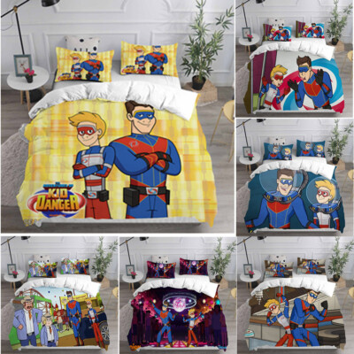 Die Abenteuer von Kid Gefahr Henry 3D Bettdecke Abdeckung Bettwäsche Set Quilt