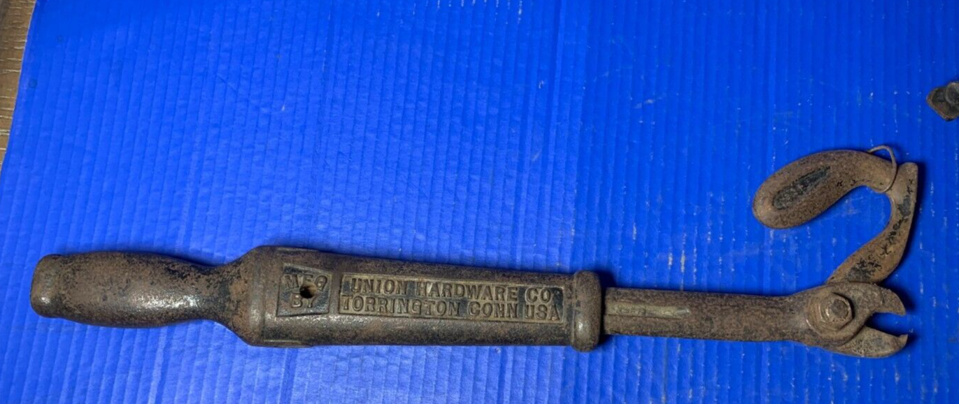 Antique 1910's20's Cyclops Cast Iron Telescopic Nail Puller Union
