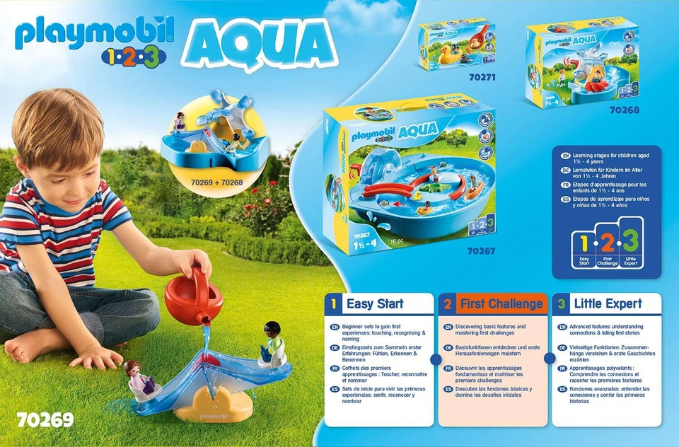 Playmobil 1-2-3 Videur De L'Eau Avec Arrosoir 70269 à Partir De 1,5 Ans Jeu - Photo 3/3