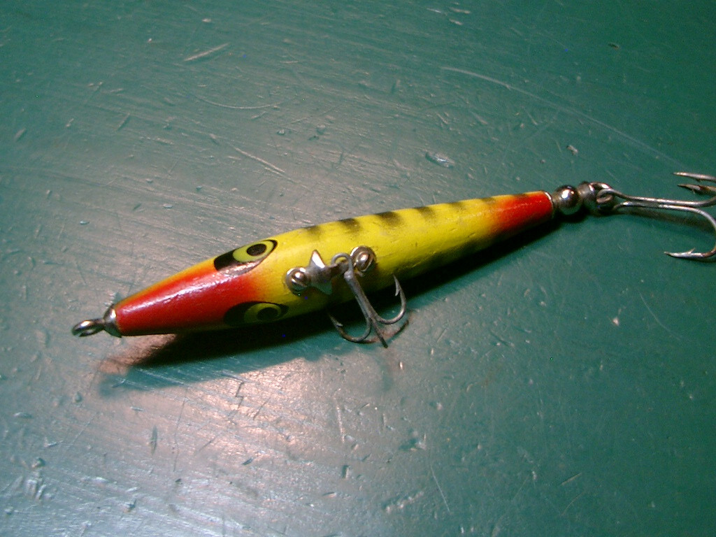 Vintage Smithwick "Toothpick" Wood Fishing Lure 3" OAL Body eBay