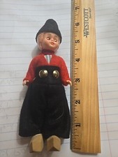 Vintage Dutch/holland Boy, Celluloid Blinking Doll 1950 s