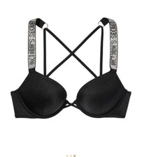 Victoria  s Secret 32A Shine Bombshell Miraculous Bikini Add 2 Cup Size Push Up