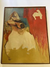 Mix Century Painting Abstract Large Modernism Expressionism Surrealism Mystery