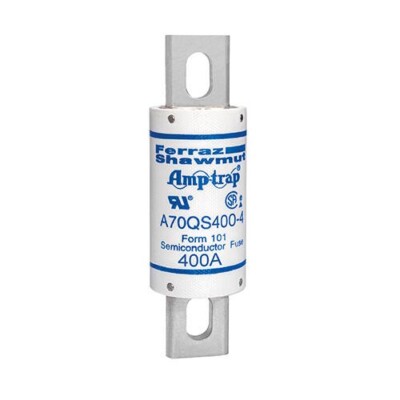 Mersen A70qs400-4 Semiconductor Fuse, A70qs Series, Fast-Acting, 400A, 700V Ac,