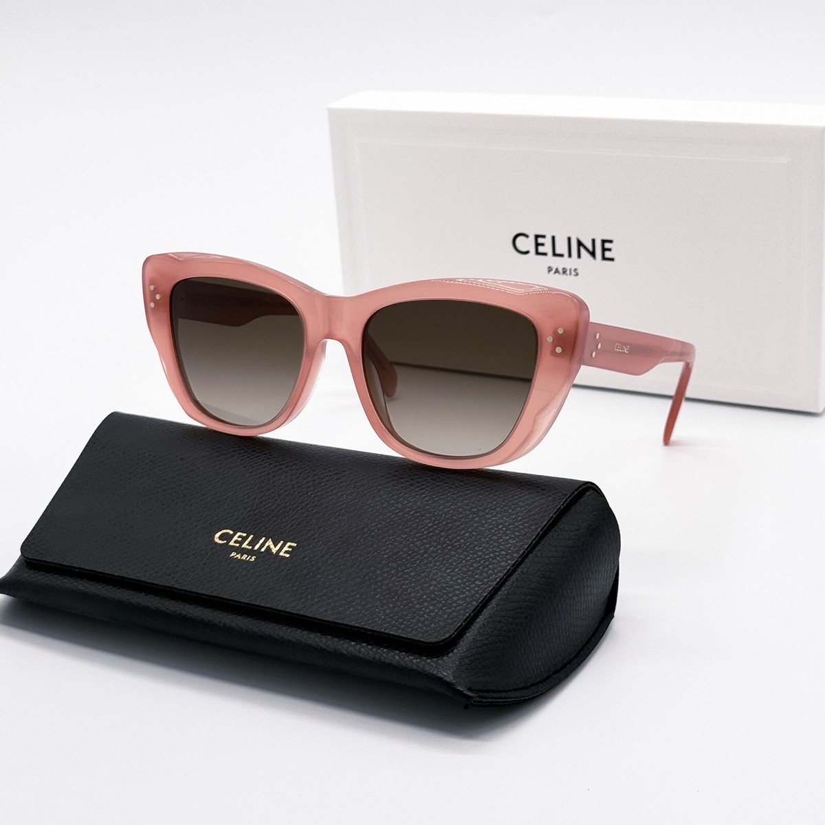 NEW CELINE CL40199I 74K SUNGLASSES BUTTERFLY PINK GREY WOMEN  display picture 1