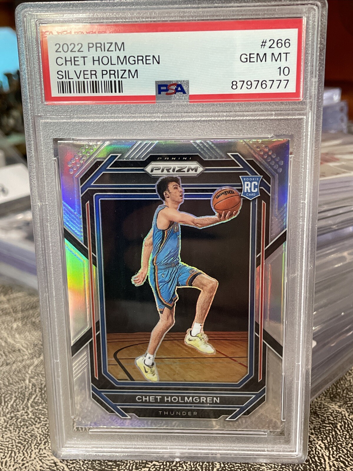 大活躍中！【RC】CHET HOLMGREN 〜silver prizm〜 by メルカリ 大活躍