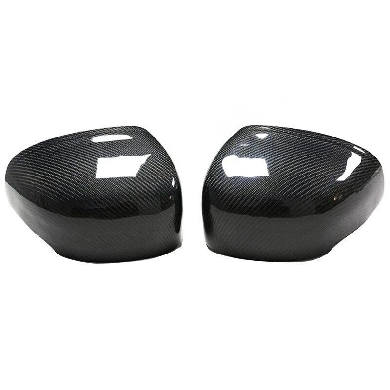 Cubierta de espejo retrovisor lateral de fibra de carbono real para Volvo V90 2017-2023 Foto 4 de 4