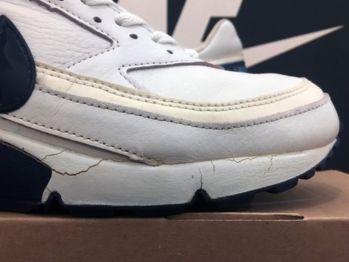 VINTAGE 2004 NIKE AIR CLASSIC BW UK8.5 EU43 CRACKED OG PERSIAN 1 90 180 2 95 97 RARE - Foto 3 di 20