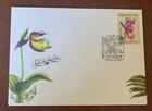 Russia Россия USSR 1991 orchids - illustrated FDC First Day cover envelope / 02
