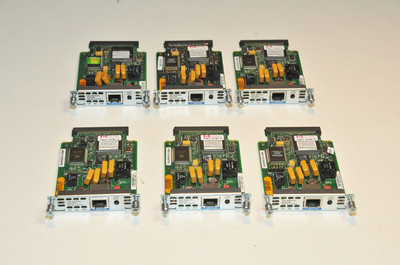 6 pieces Cisco WIC-1DSU-T1 1-Port T1 CSU/DSU WAN Interface Card   Genuine!!