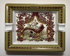 FERRAGAMO Ashtray Accessory Decorative Trinket Tray Duck Bird Scarf Italy Rare — photo 1