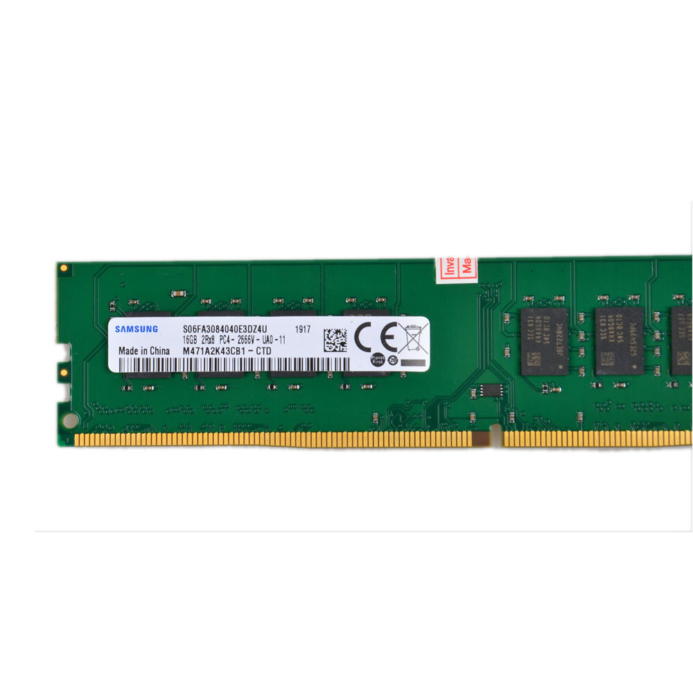 Samsung 4x 16GB PC4-2666V DDR4 21300MHz 288Pin UDIMM Desktop