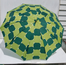 Vintage PK Polan Katz Umbrella w/Orig Tag Cover Decorative  Carved Wood Handle