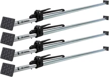DC Cargo Mall Heavy-Duty Adjustable Load Lock Bars for Trailers - Pack 4-Pack 