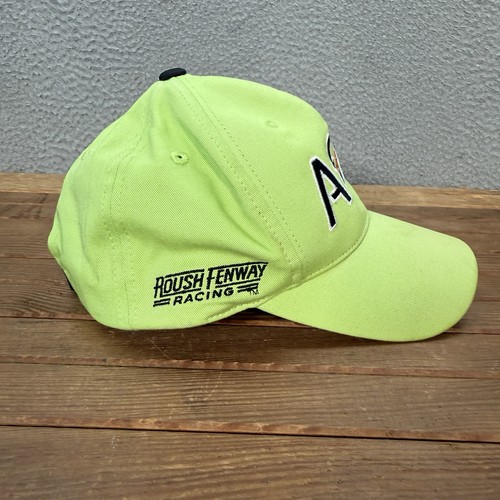 Aflac Hat Adult Green Black Strap Back Cap Carl Edwards #99 Roush Fenway NASCAR - Picture 4 of 10