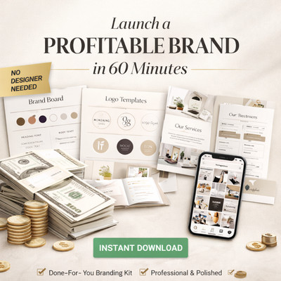 Small Business Brand Suite for Startups & Coaches