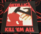 Metallica Kill 'Em All Vinyl Record LP Used Thrash Metal Slayer Anthrax Exodus